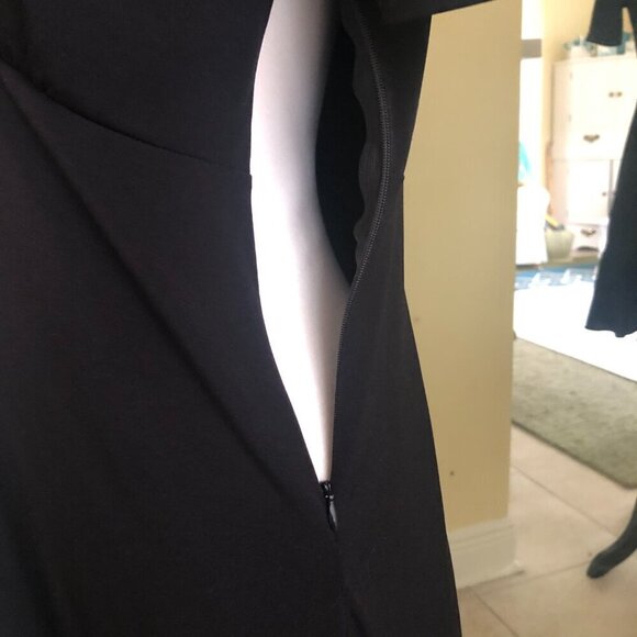 Vintage Michael Kors Black Dress W/Added Whimsical Bow Small - Picture 6 of 10